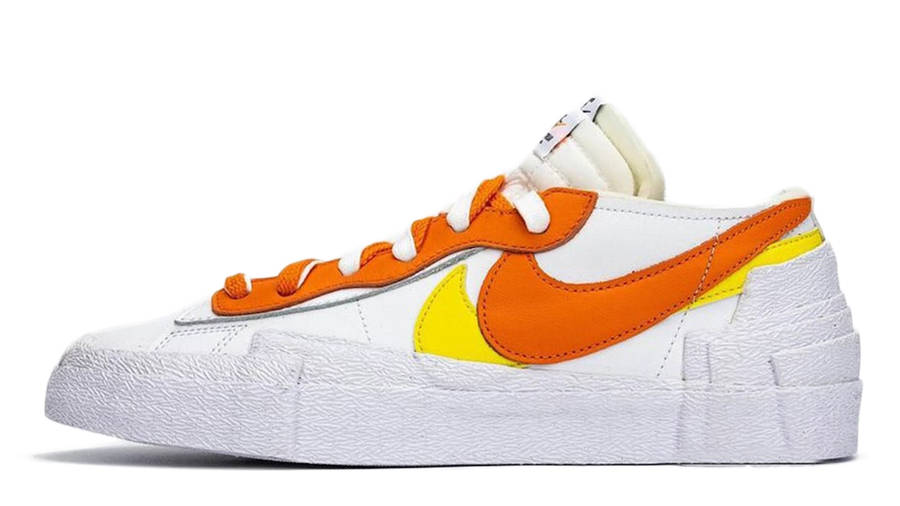 sacai x Nike Blazer Low White Magma Orange | Raffles & Where To 