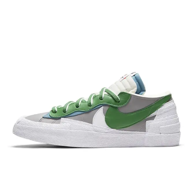 sacai x Nike Blazer Low Medium Grey Green