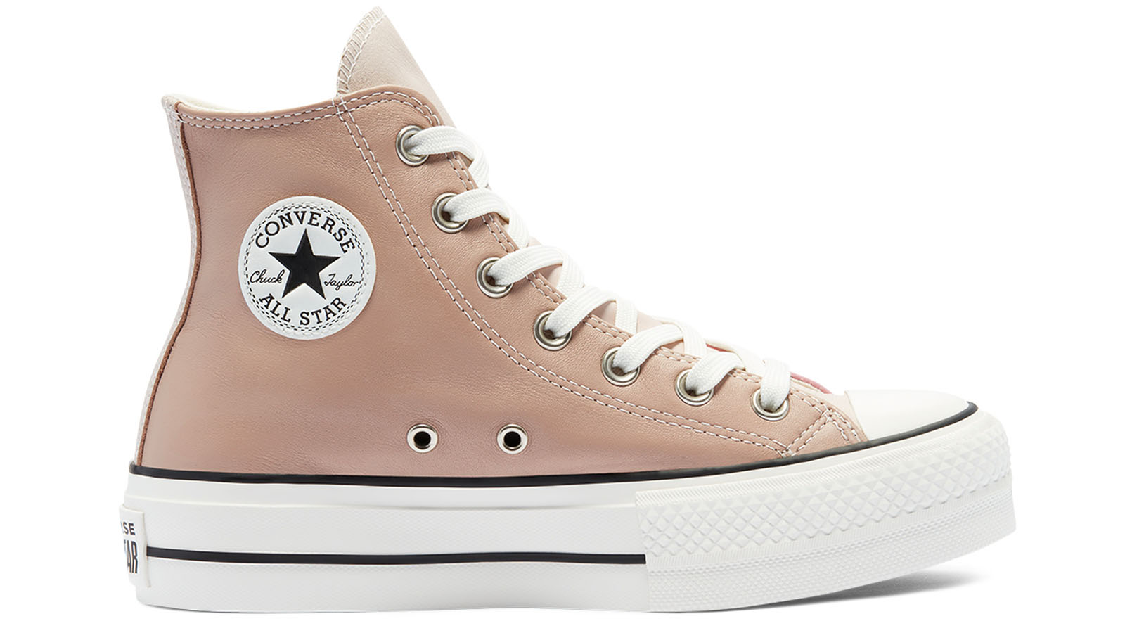 tan leather hi top converse