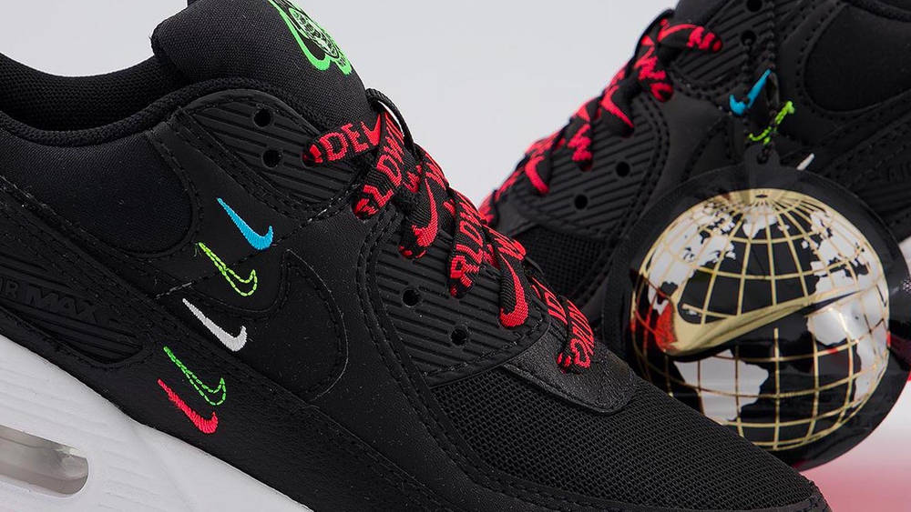 Image via Offspring Nike Air Max 90 Worldwide Pack "Black"
