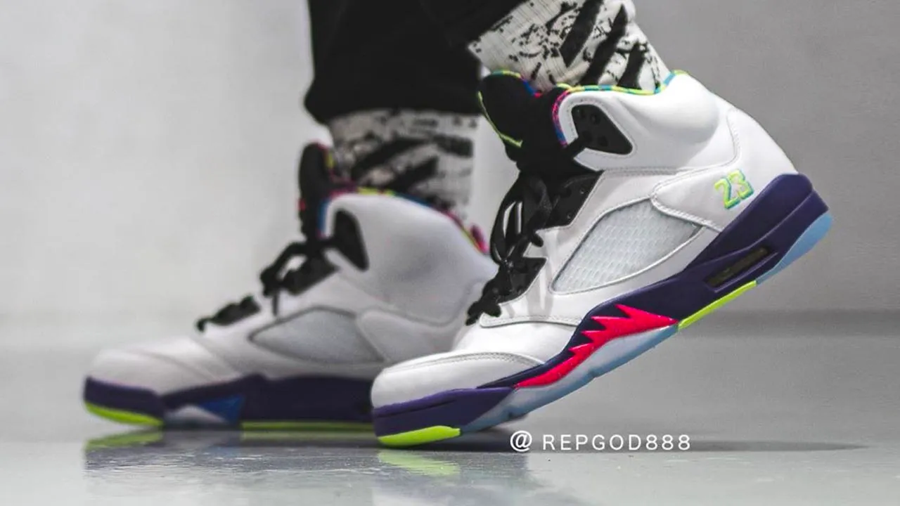 Jordan 5 bel 2024 air on feet