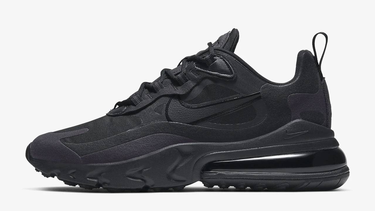 Nike Air Max 270 React "Triple Black"