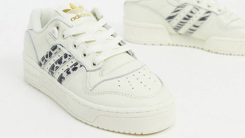 adidas Rivalry Low Animal Print Chalk White