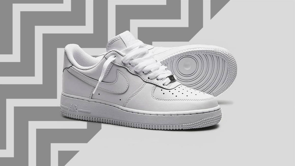 nike air force type 1 triple white