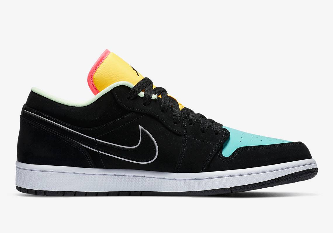 Shock Launch: The Jordan 1 Low "Black Aurora Green" Just Dropped at Footasylum