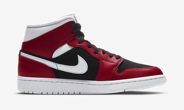 Air Jordan 1 Mid Black Red