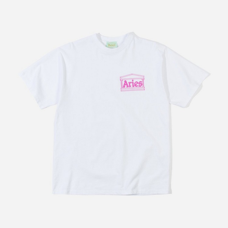 Aries Temple T-Shirt White