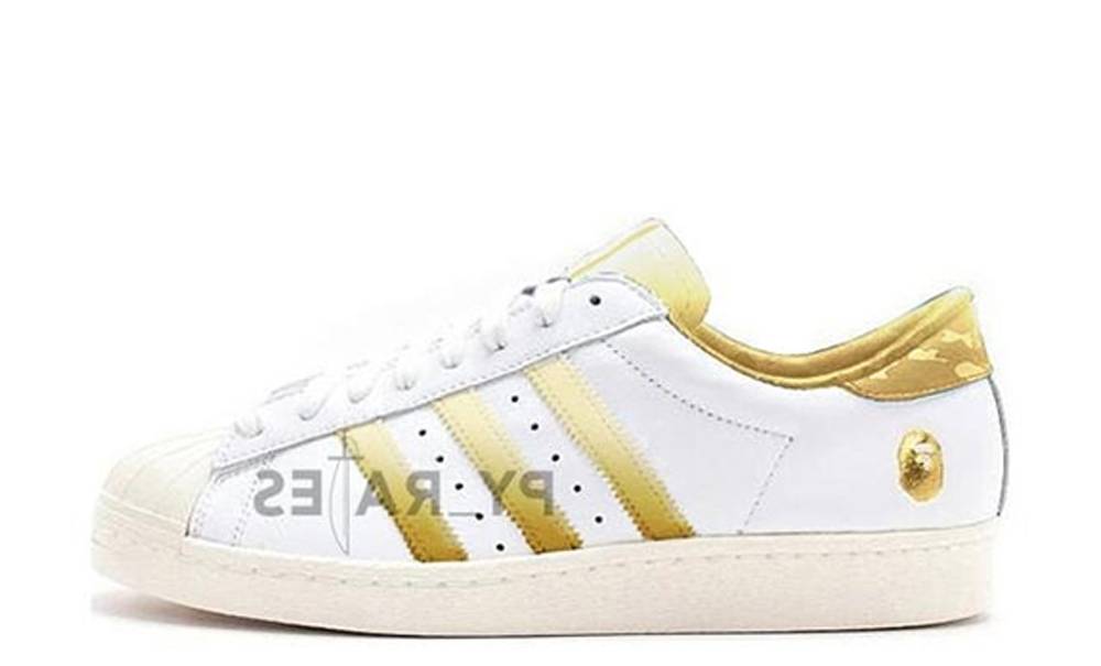 Bape X Adidas Superstar Off White Gold Where To Buy Undefined The Sole Supplier