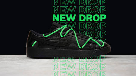 The Off-White x Nike Blazer Low "Black" Gets Unveiled