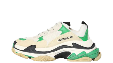 Balenciaga Triple S White Green Balenciaga Triple S White Green