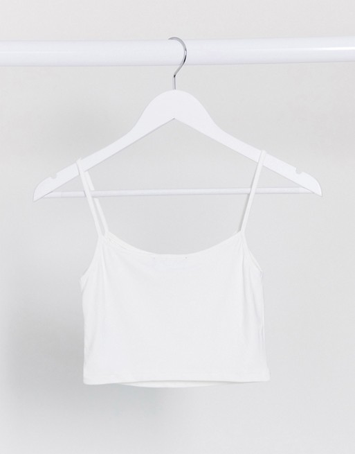 Bershka Strappy Top White