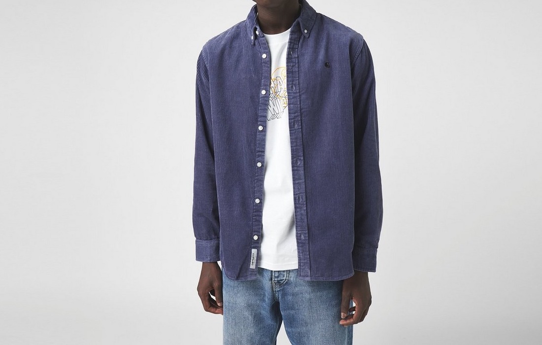Carhartt Cord Madison Shirt Blue