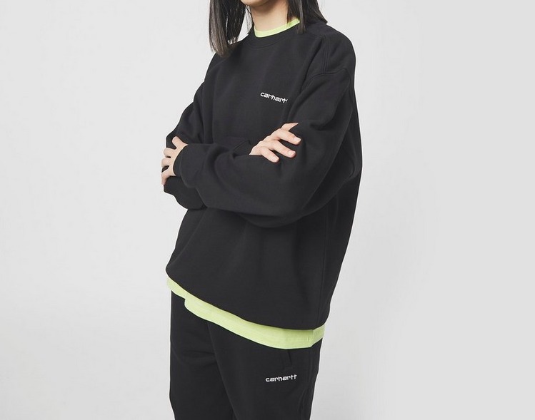 Carhartt WIP Script Sweatshirt Black