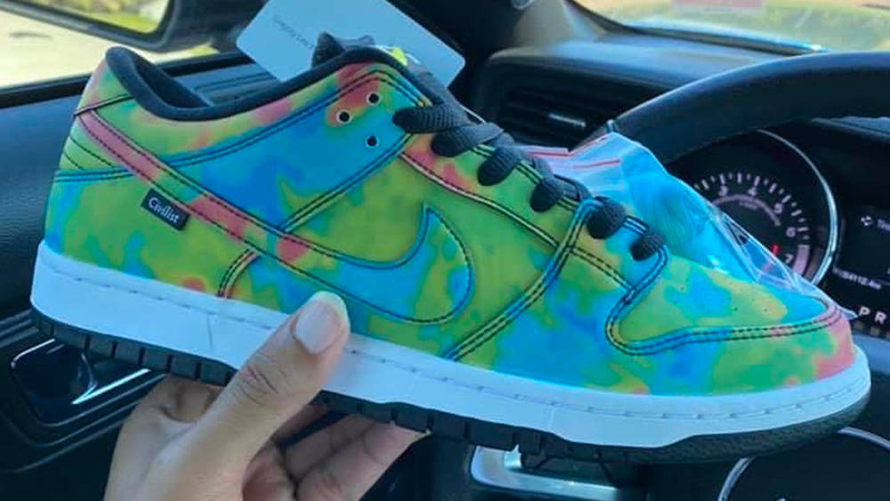 Image via wavegod_thelegend Civilist x Nike SB Dunk Low "Thermography"
