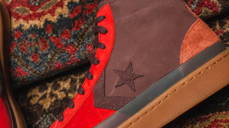 The Converse Pro Leather Mid "Fiery Scarlet" is Now Less Than Half Price!
