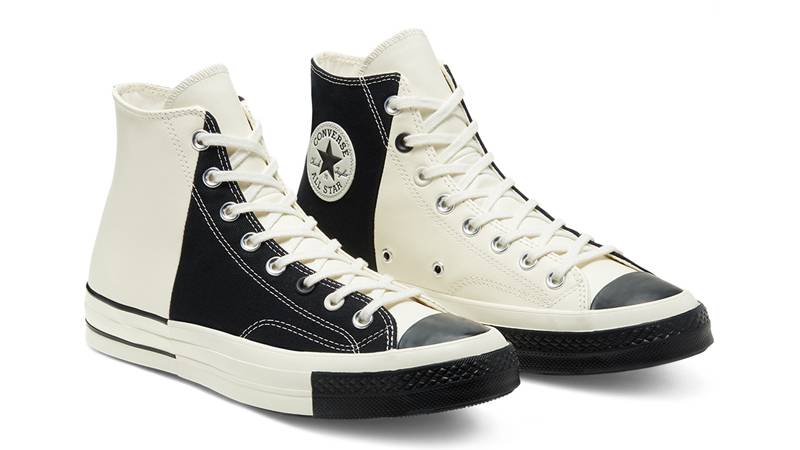 converse white chuck 70 hi leather voltage trainers