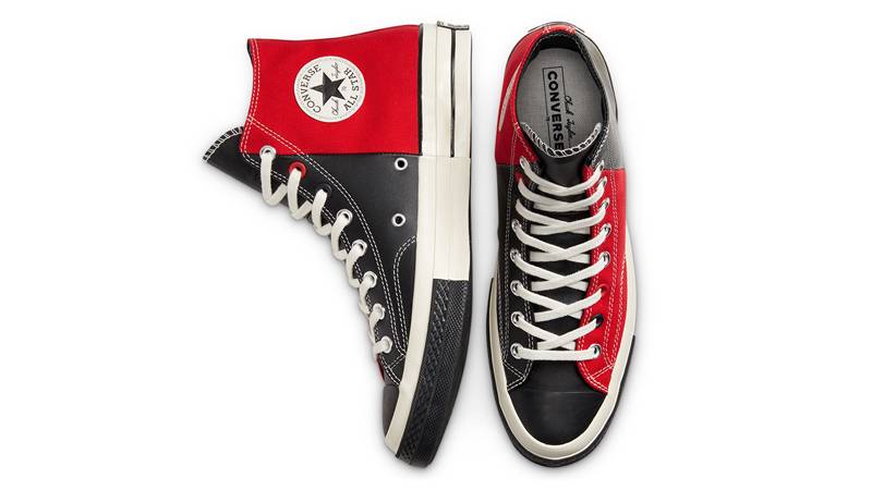Converse Chuck 70 High Top Rivals University Red Black Middle