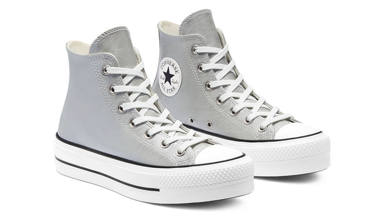 Converse Chuck Taylor All Star High Top Metallic Classics Silver