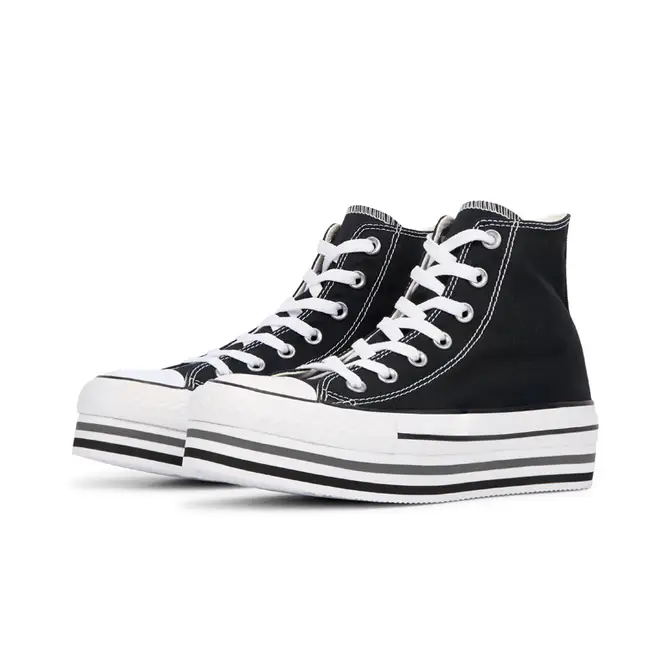 Converse Chuck Taylor All Star Platform Black White | Where To Buy ...