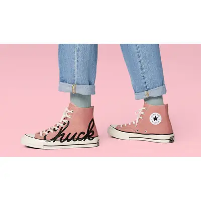 Rose gold outlet pink converse