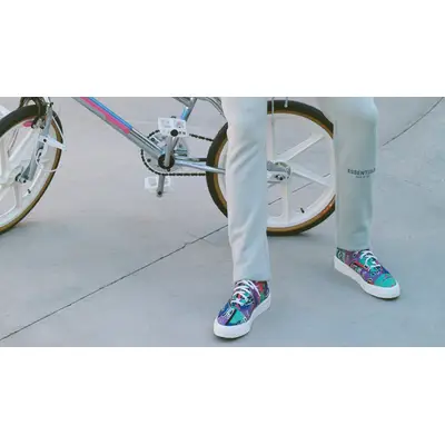 Still images from Converse's "Forever Chuck" film Converse Skidgrip On Foot On Bicycle