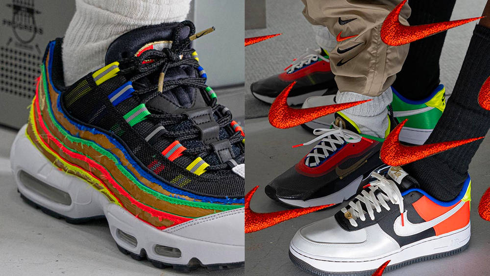 Image via BAIT Japan Nike "Hidden Message" Pack