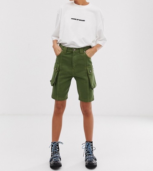 House of Holland Mid Length Shorts |