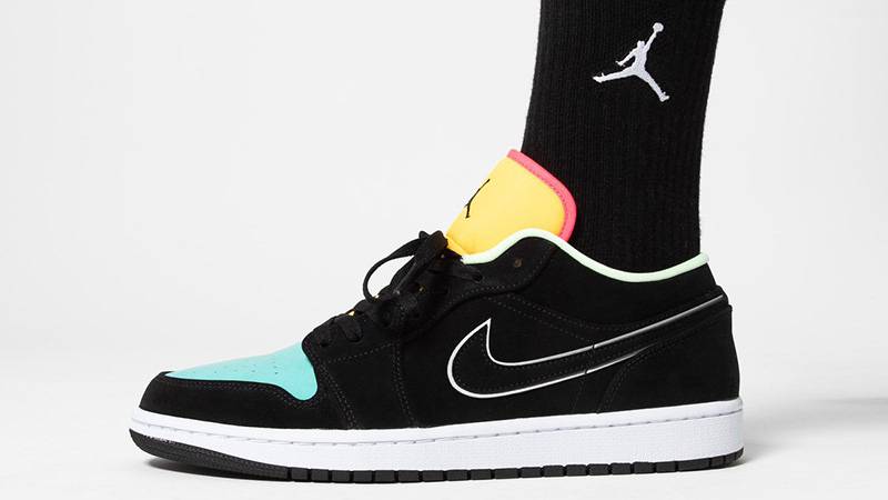 green orange jordan 1