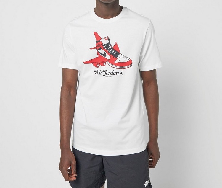 Jordan Graphic Crew T-Shirt White