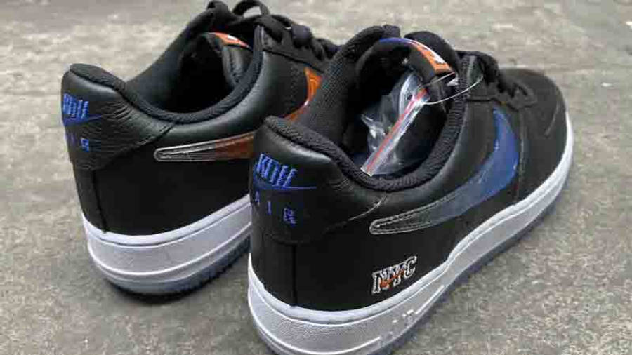 Kith x Nike Air Force 1 Low NYC Black Team Orange