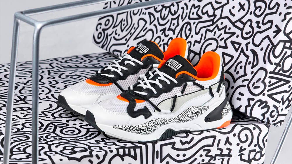 Image via PUMA Mr. Doodle x PUMA Collection