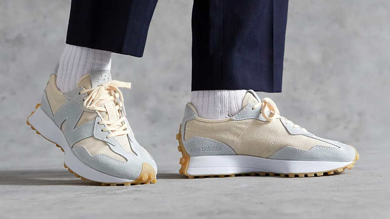 The New Balance 327 Undyed is Both Aesthetically & Environmentally ...