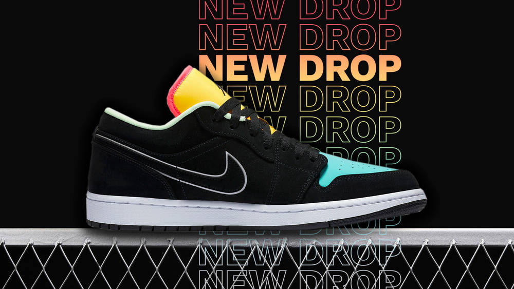 Shock Launch: The Jordan 1 Low "Black Aurora Green" Just Dropped at Footasylum 5