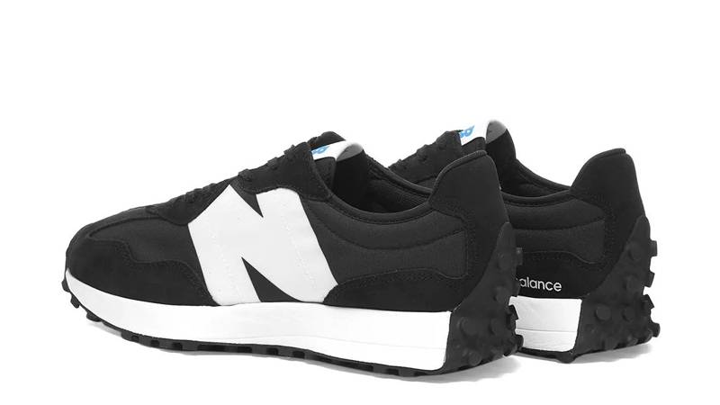 New Balance 327 Black White Back