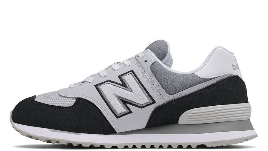 new balance 574 sky lite black with white