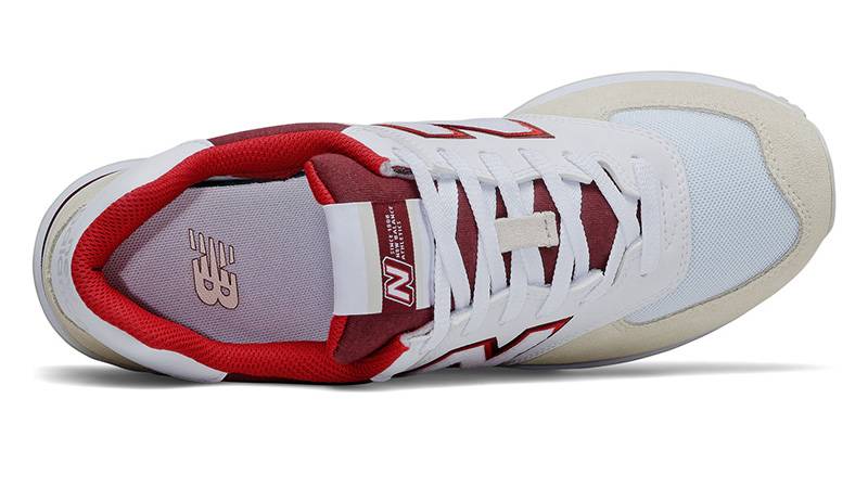 New Balance 574 Sky Lite White Burgundy ML574NLA side