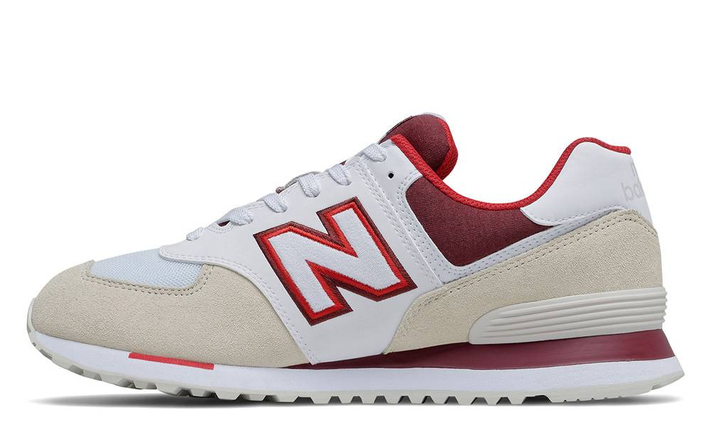 New Balance 574 Sky Lite White Burgundy ML574NLA