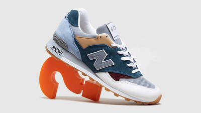 New Balance 577 Made in England Supply Pack Blue M577JBT side