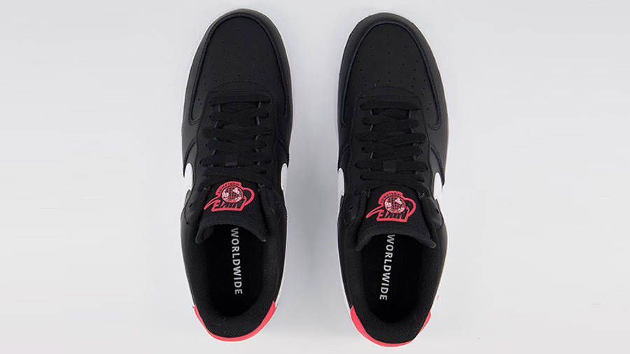 nike air force 1 black crimson