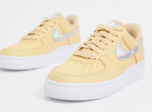 Nike Air Force 1 Beige Iridescent