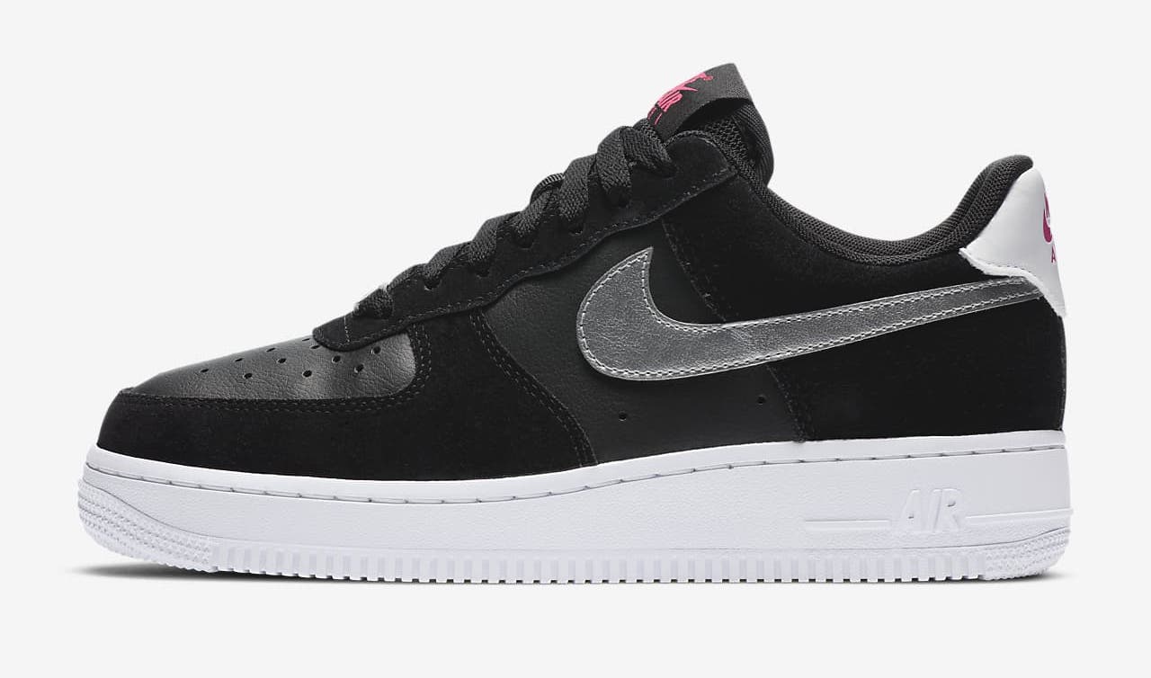Nike Air Force 1 Black Pink Blast