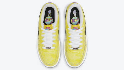 Nike Air Force 1 Low GS Peace, Love, and Basketball Yellow