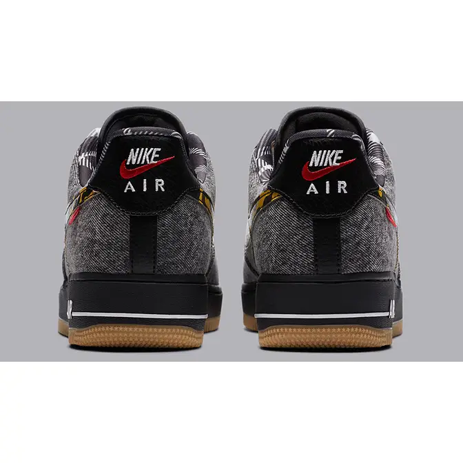 Nike Air Force 1 Low Remix Black - DB1964-001 Size 8 Men's Sneaker 