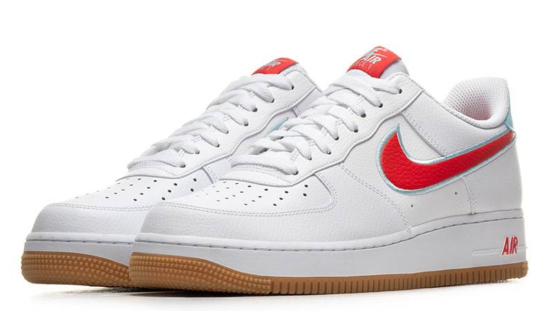 Nike Air Force 1 Low White Chile Red Ice DA4660-101 front