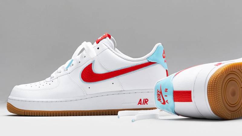white red air force 1