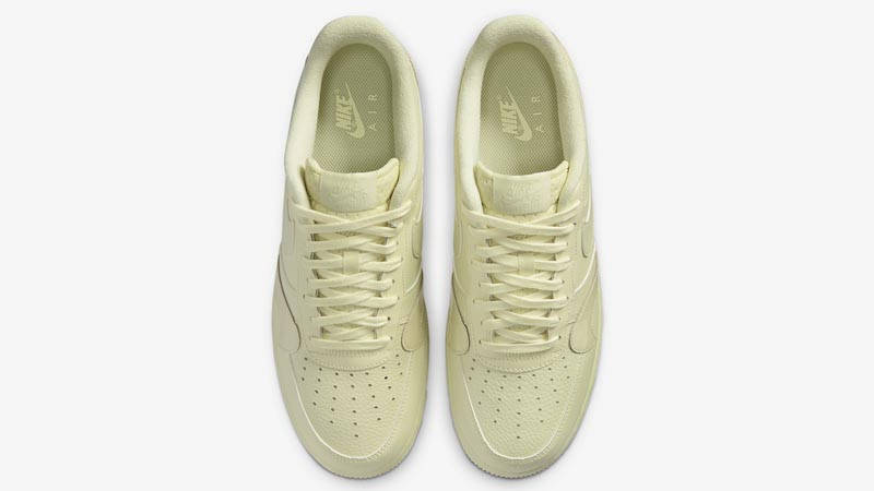 Nike Air Force 1 Misplaced Swoosh Pale Yellow