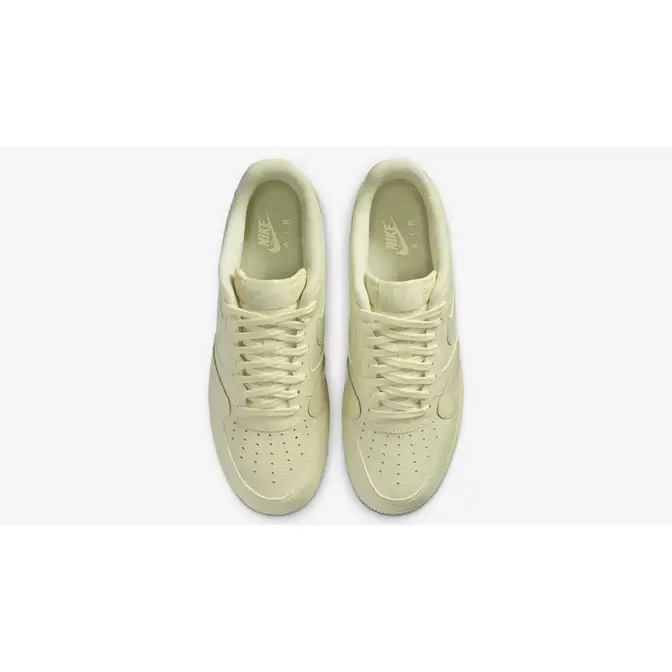 Nike Air Force 1 Low Misplaced Swooshes Pale Yellow