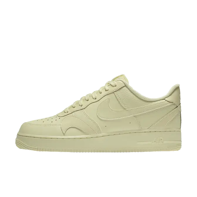 tenis nike air force 1 low misplaced swoosh pale yellow