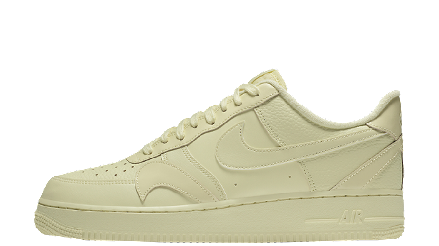 Nike Air Force 1 Misplaced Swoosh Pale Yellow