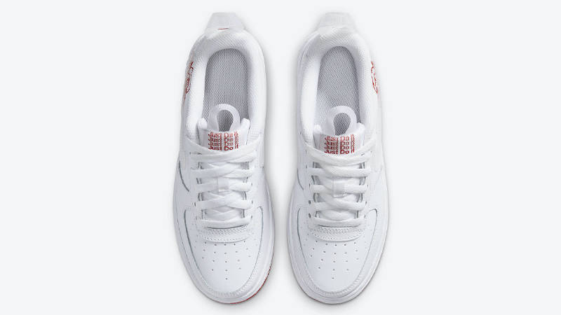 Nike Air Force 1 GS Rose White University Red